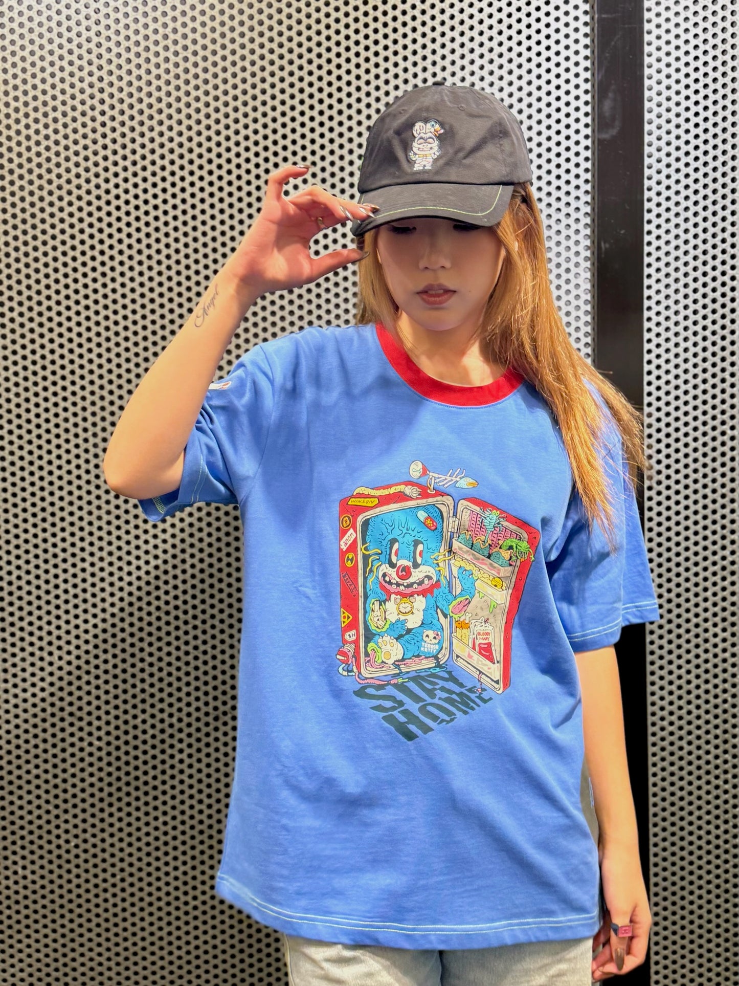 Winson Ma x Patchwork "STAY HOME" Print Tee