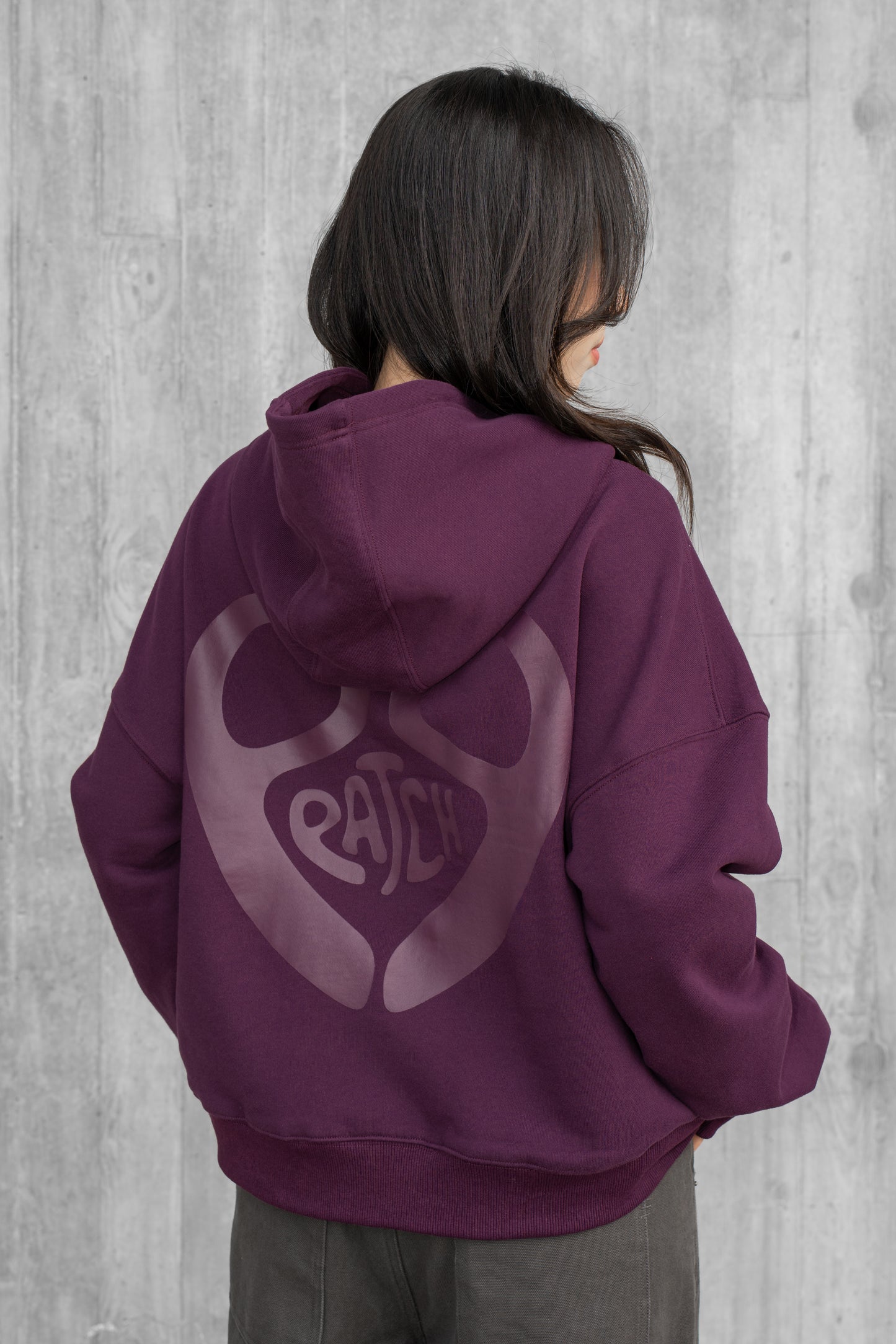 Wavy Patch Hoodie