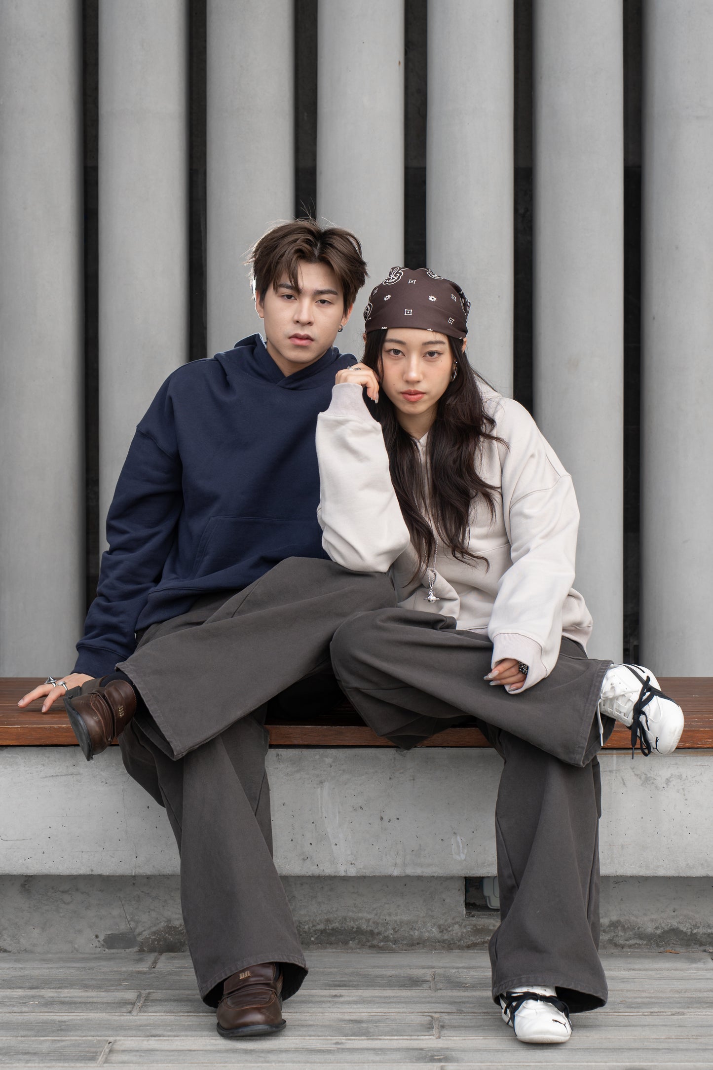 Patch Straight Jeans