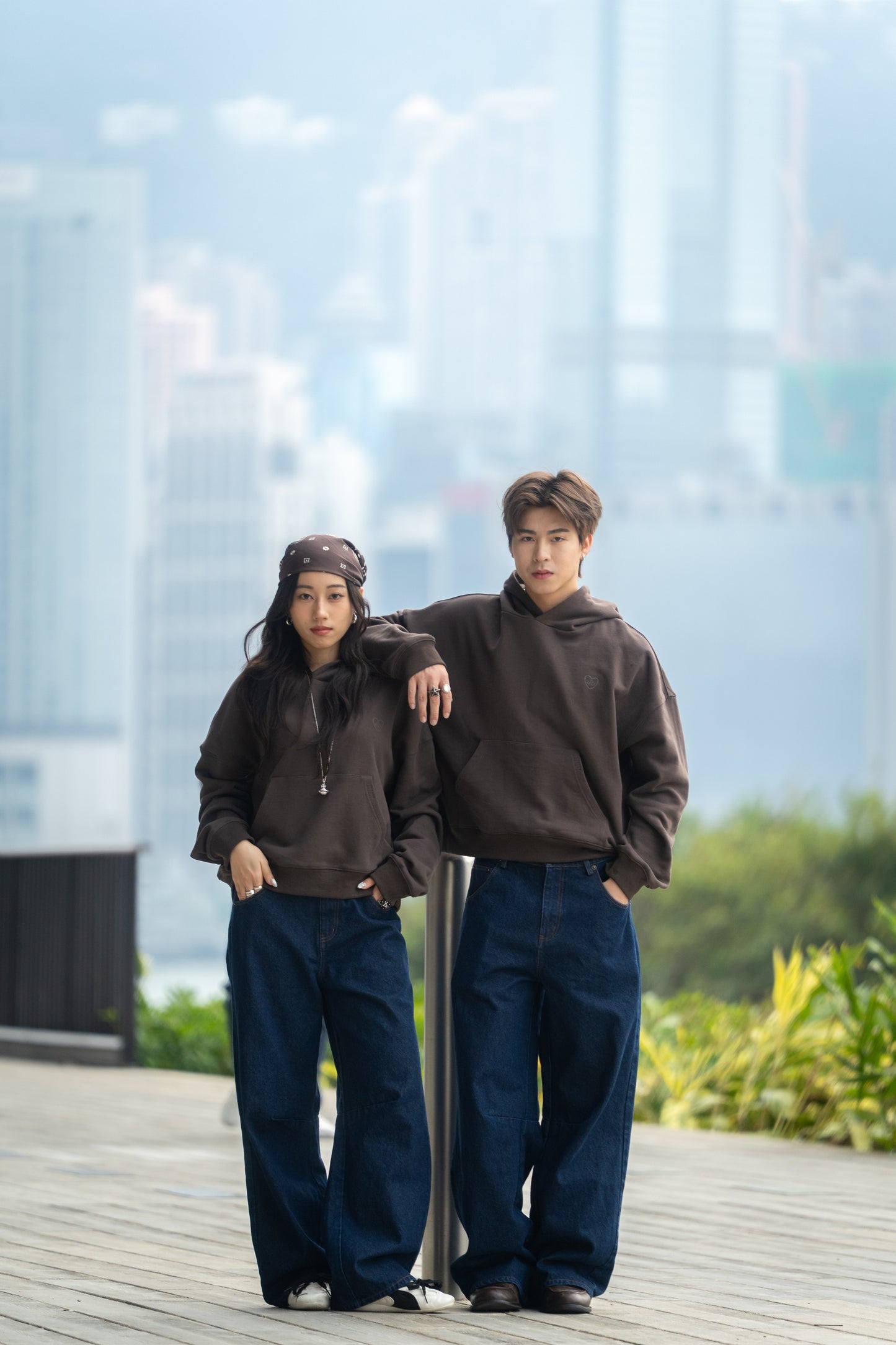 Patch Straight Jeans