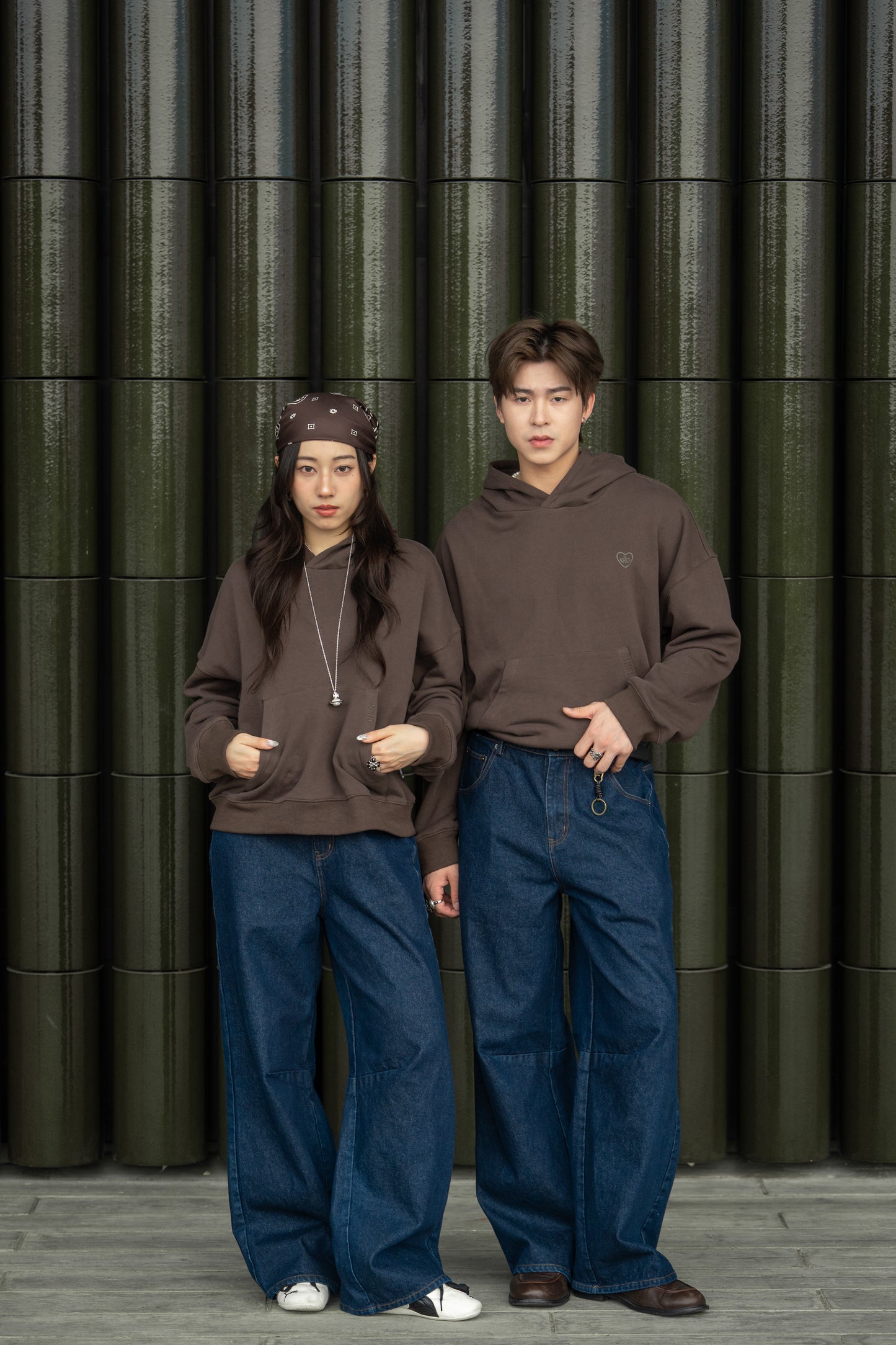 Patch Straight Jeans