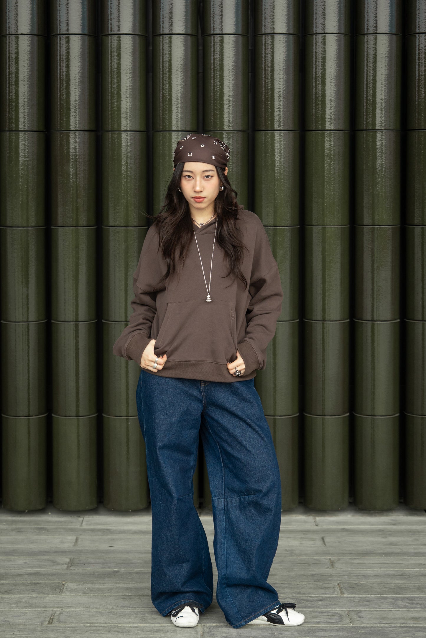 Patch Straight Jeans