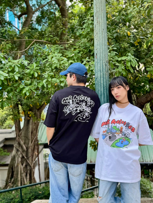 PATCHWORK X MR NOBODIES X UNBOX INDUSTRIES TEE (FIRST 50 TEE COME WITH MR NOBODIES PLUSH KEYCHAIN)